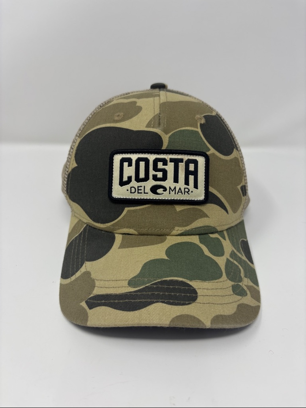Costa Del Mar Camo Trucker Hat - Green/Tan